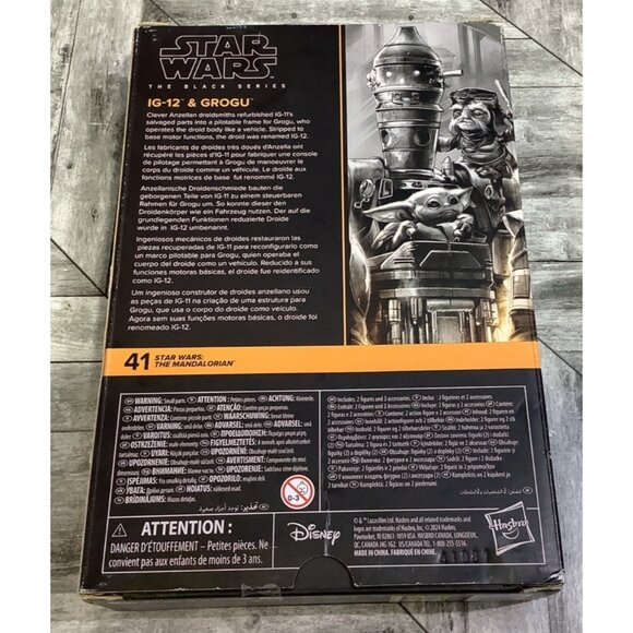 Star Wars Black Series IG-12 & Grogu Action Figure The Mandalorian Set - Picture 4 of 4